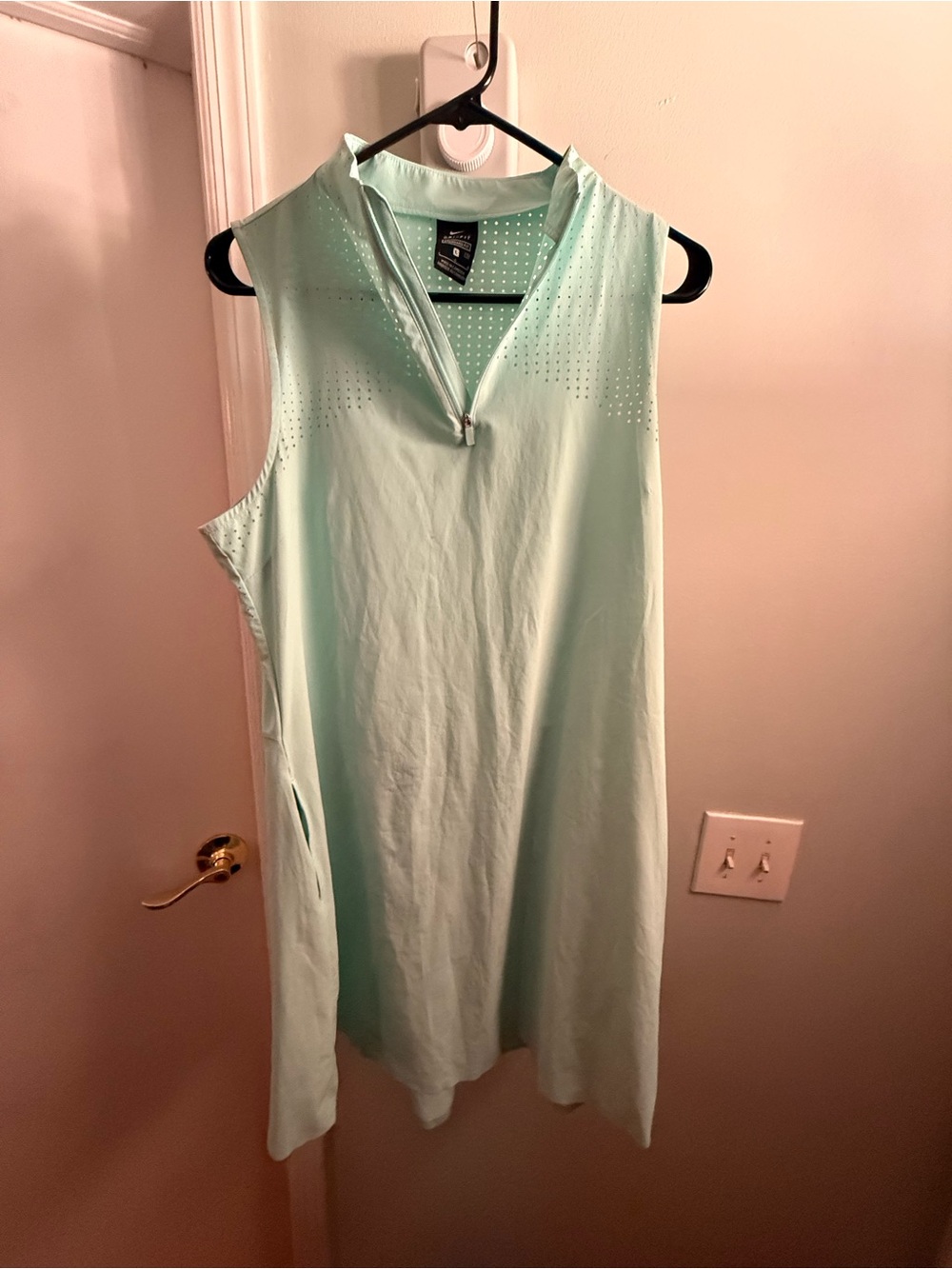 Nike Flex Ace Sleeveless Golf Dress Green Mint GUC